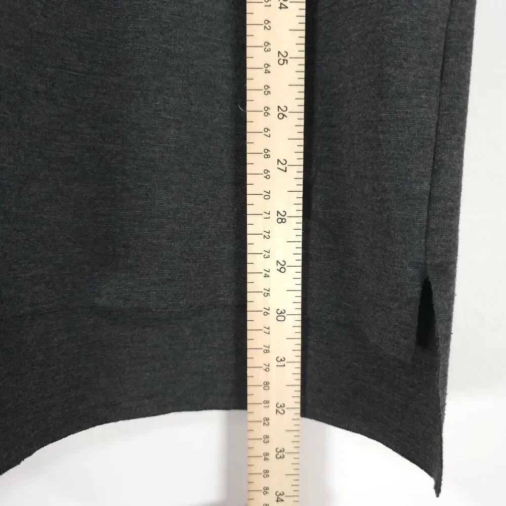 JORDAN Crew Neck Seamless Short‎ Sleeve Soft T-Shirt SMALL Stretch Dark Gray